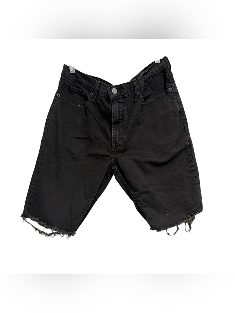 Levi's 511 Slim Fit Cut-Off Black Denim Shorts
